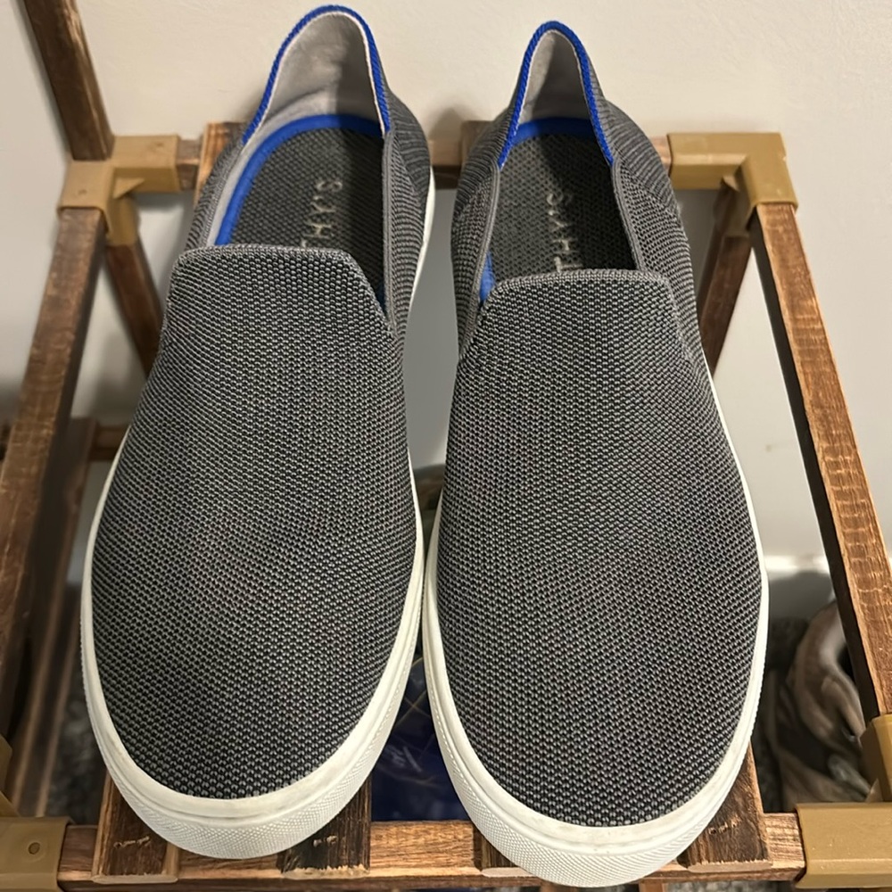 Rothy’s slip on sneakers women’s size 9 gray/grey